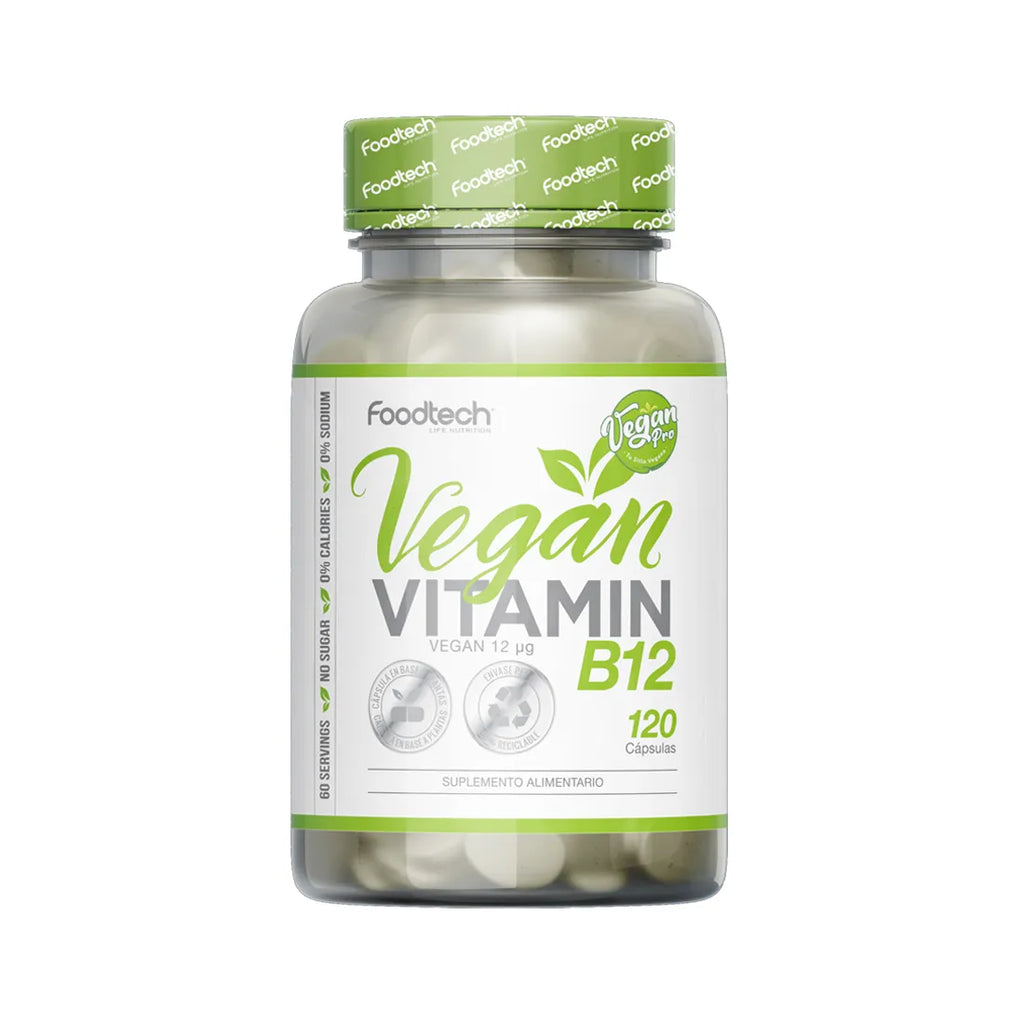 Vitamina b12 Vegan Vitamin B12 – Foodtech | 60 Porciones