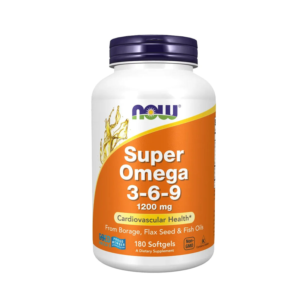 Super Omega 3-6-9 180 caps - Now Foods