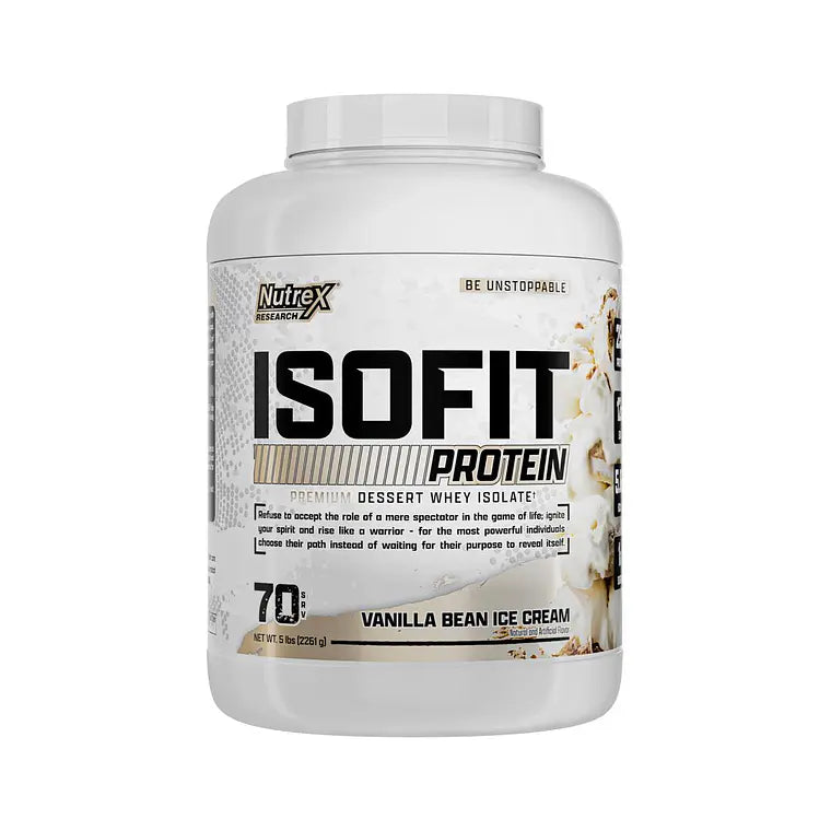 Proteína Isofit 5 lbs - Nutrex Vainilla Bean Ice Cream