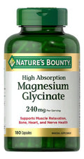 Magnesium Glycinate 240mg 180 caps - Nature's Bounty