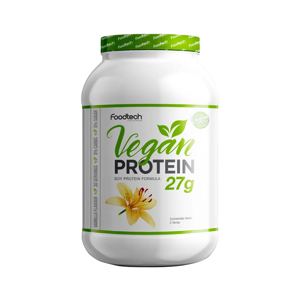 Proteína Vegan Protein 2LB - Foodtech Vainilla Ice Cream